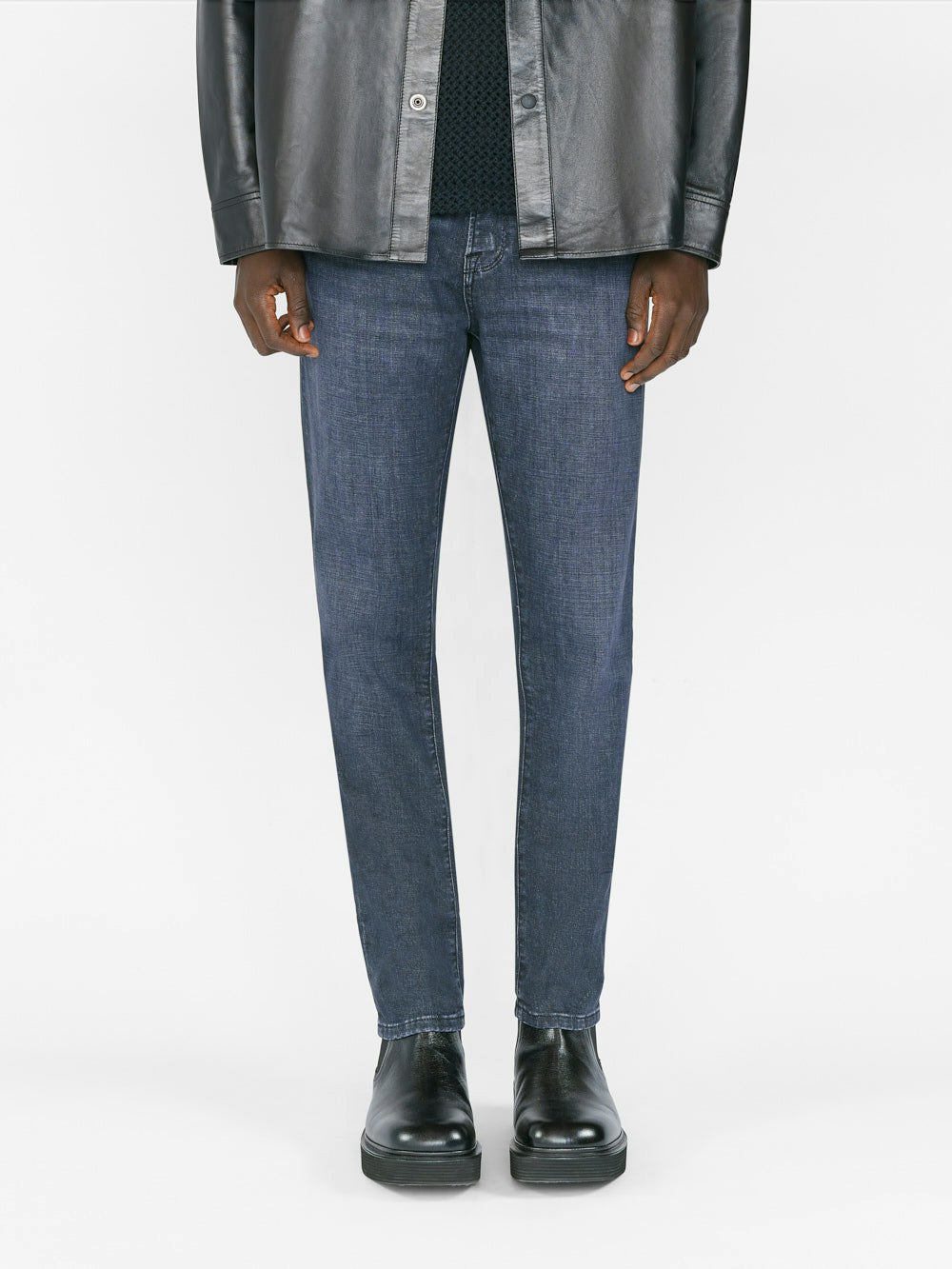 jeans front view